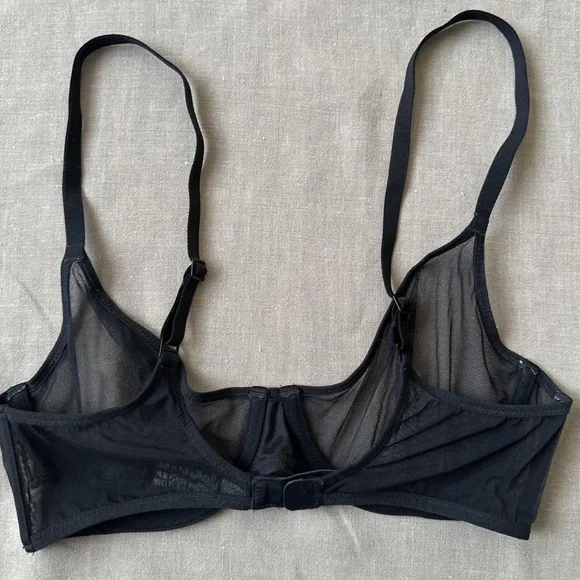 SKIMS Black Mesh Bra - Picture 2 of 2